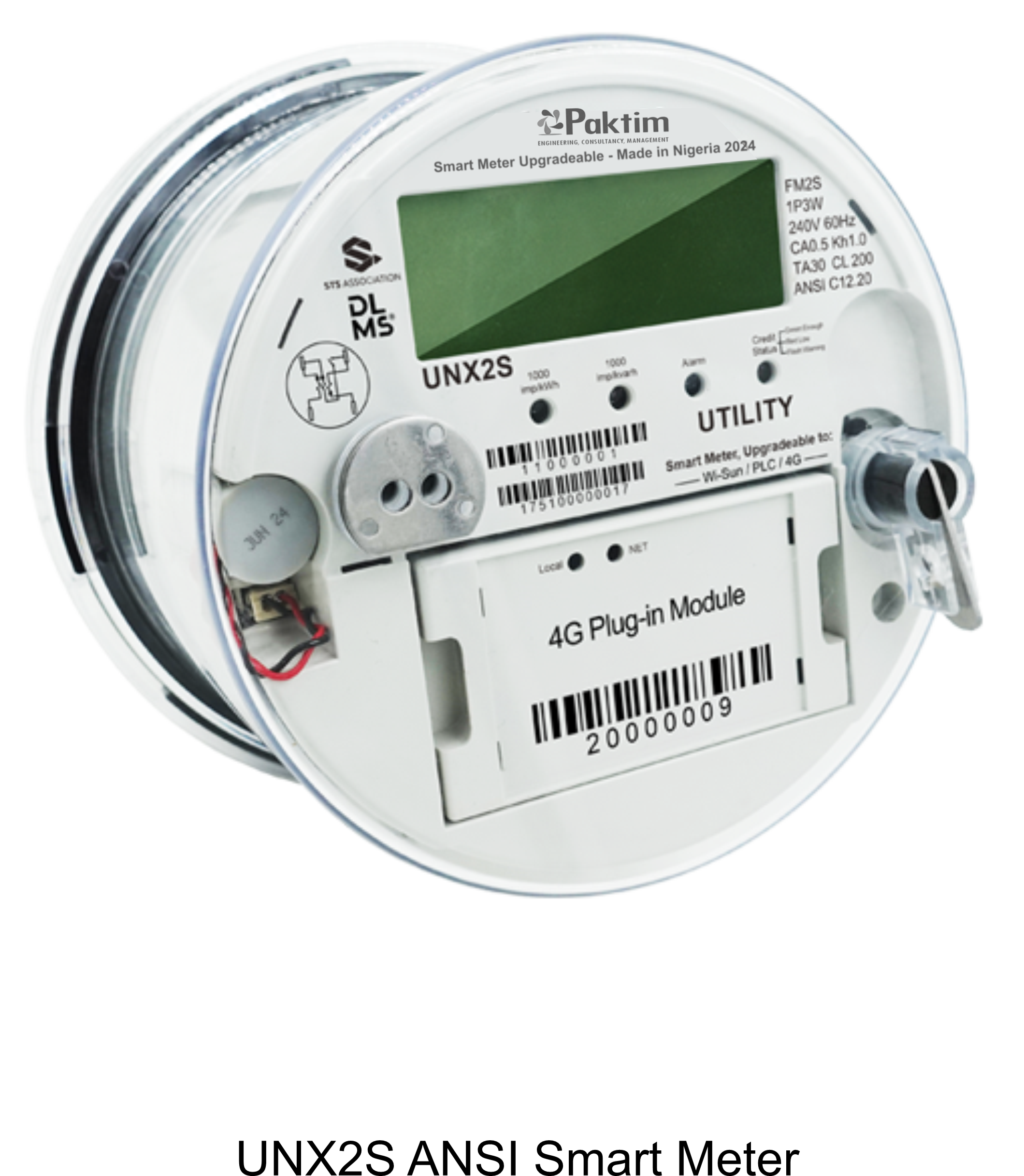 UNX2S ANSI Smart Meter